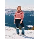 Dale Of Norway Cortina 2026 Fem. Sweater Raspberry Offwhite S