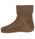 Minymo Baby Sock Rib (3 Pack) Brown 19-22