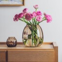 Hadeland Glassverk Ella Vase + Telysholdere Kakao