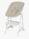 Roba Born Up 2-in-1 Matstol, White/Greyish Quilted