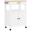  Kjøkkenvogn MONZA 60x40x90 cm heltre furu 376099