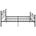 vidaXL Sengeramme svart metall 160x200 cm 8720286196847