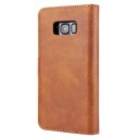 Samsung Galaxy S8 DG.Ming 2-in-1 Lommebok-deksel I Lær Brun