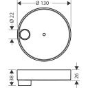 Såpekopp Hansgrohe Casetta S Puro