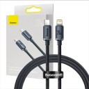 Baseus Crystal 20W USB-C til Lightning Kabel 1,2m Svart