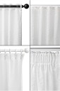 Hasta   Gardin Flora 132x250 cm   Hvit