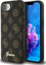 GUESS Peony Script Logo MagSafe iPhone 16e Case Black