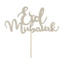 Eid Mubarak Kakedekorasjon   Sølv
