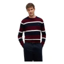 Tommy Hilfiger Pima Org Ctn Cashmere Crew Neck   Burgundy   S