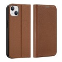 DUX DUCIS iPhone 14 Plus Skin X2 Premium Flip Deksel - Brun