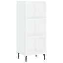 vidaXL Skjenk hvit 34,5x32,5x90 cm konstruert tre