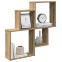  Vegghylle artisan eik 80x15x78,5 cm konstruert tre 8721158439642