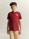 Gant Kids New Haven T Shirt   PLUMPED RED   128