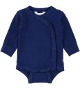 Joha Omslagsbody I/e - Bambus - Dark Blue - Joha - 80 - Langermet Body - Blå