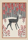 Fawn In a Winter Landscape Plakat Plakat / 40x50cm