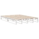  Sengeramme uten madrass hvit 140x200 cm heltre furu 8721102853180