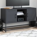  Highboard olivengrønn 36x39x123 cm stål