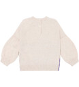 Hust And Claire Genser Strikk Pippa Whisper Melange 5 år 110 Genser Beige Lilla