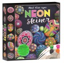Mal dine egne neonsteiner. Pakke med maling og steiner