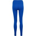 hummel Pulse Seamles Rib Mid Waist Treningstights Dame Blå S