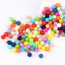 Babysjarm 2pk Runde Silikonperler  12mm