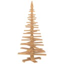 vidaXL Trekjuletrær KOTKA 180 cm Heltre furu Brun Finish