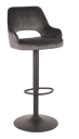 Trend Collection FeR Barstol Antrasitt Velour