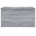 vidaXL Oppbevaringskiste grå sonoma 84x42x46 cm konstruert tre