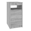 vidaXL Kommode grå sonoma 40x50x76 cm konstruert tre