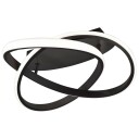 Trio Reality Course Taklampe 45cm 18W 3000K Sort/StÃ¥l