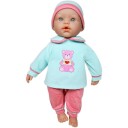 Lissi 36cm Babydukke m/ bamse ekstra klær og tilbehør