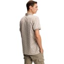 J.LINDEBERG Tour Tech Print Golf Polo T skjorte Herre Beige M