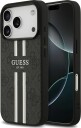 GUESS 4G Printed Stripes MagSafe case for iPhone 17 Pro - black