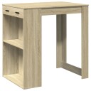  Barbord sonoma eik 102x70x103,5 cm konstruert tre 8721158401588