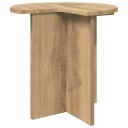 vidaXL Sidetabell med lagring Artisan eik Ø 39 x 38 cm Konstruert tre