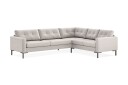 Frillestad 5 seters Høyrevendt L formet Hjørnesofa i Stoff   Beige