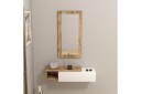 Vien Sidebord 82 cm - Brun/Hvit