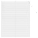 vidaXL Venetiansk persienne Hvit 150 x 120 cm 25 mm PVC