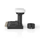 LNB Quad monoblokk 6,0 ° - Dobbelt Satellitthode - Parabolhode