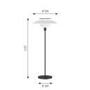 Louis Poulsen PH 80 Gulvlampe Opal/Black