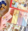 Vissevasse Adventskalender 100 Brikker   Sweet Desember   4 eske   Vissevasse   OneSize   Kalender Gul Lilla Lyseblå Rosa Rød