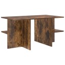  Kaffebord Røkt Eik 87 x 50 x 45 cm Konstruert tre