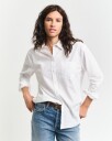 Poplinskjorte i relaxed fit WHITE 46