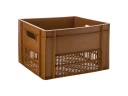FastRider Crate L plastkurv til for og bak 34L brun