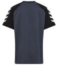 Hummel T skjorte   HmlJR Logo   Ombre Blue   Hummel   4 år (104)   T skjorte Blå Hvit Marineblå Svart