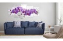 Bilde Abstract Garden Purple Orchis 200x100 Artgeist sp. z o. o.
