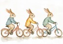 Bunny Bicycle Trio Plakat Plakat / 70x100cm