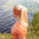 Dovrefjell Stortoppen Headband, pannebånd - sunset orange