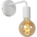 Lucide Scott Vegglampe E27 Hvit - 91905