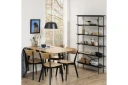 Roxby Stol Eik/Svart -